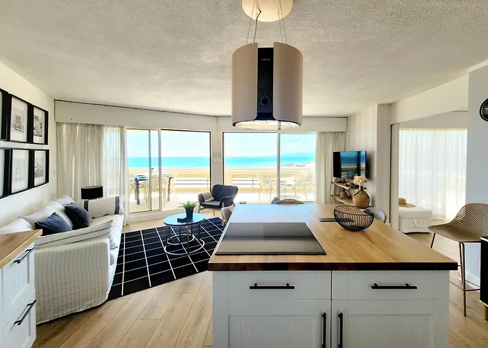 - T3 Moderne & Cosy - 6 Pers - Clim, Garage - Piscine - Fr-1-794-116 Apartamento Canet-en-Roussillon